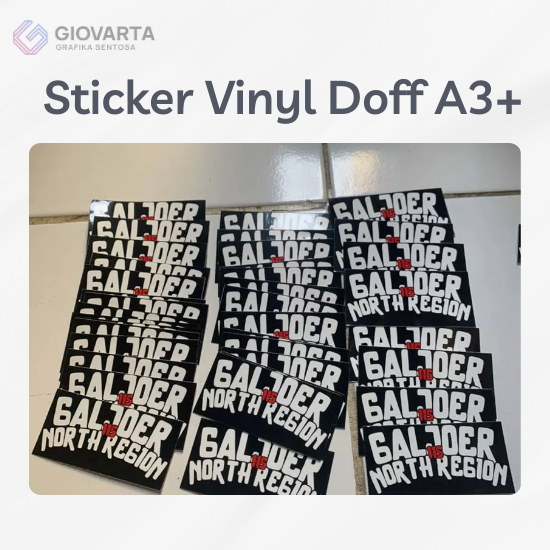 Sticker Vinyl Doff A3+