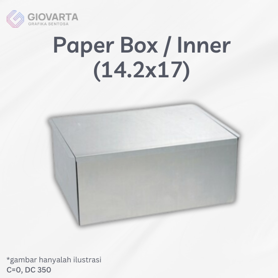 Paper Box / Inner ( 14.2x17 ) Duplex 350 Cetak Polos